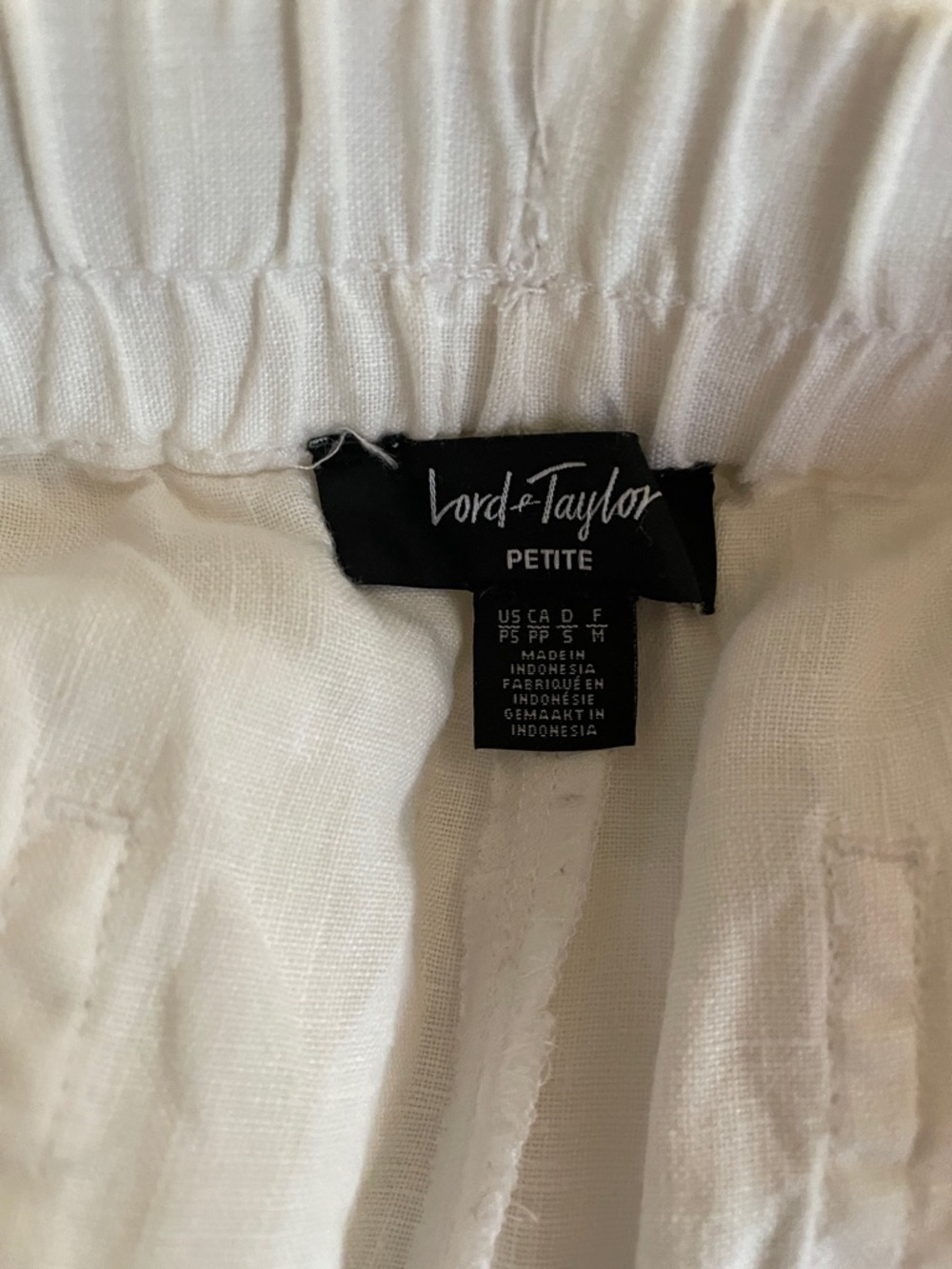 Linen drawstring pants - Picture 4 of 5